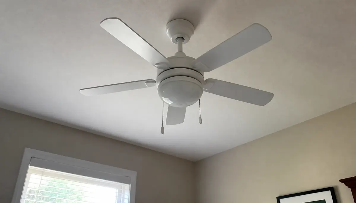 Ventilador instalado