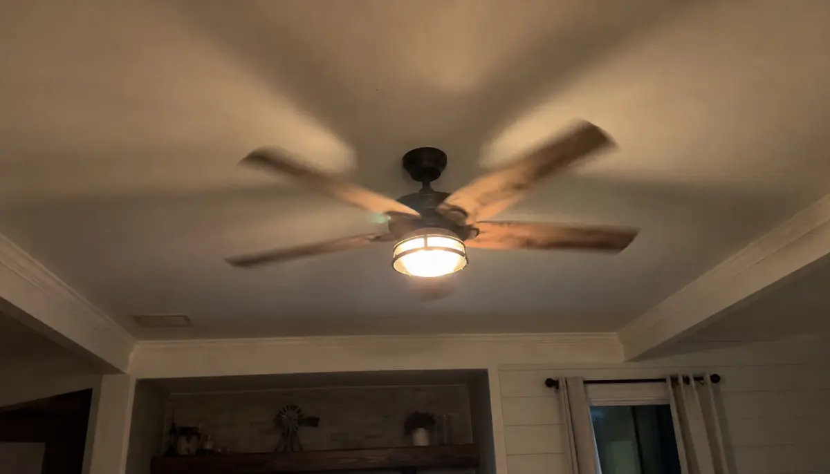 Ventilador funcionando